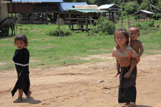 Dorfleben in Laos