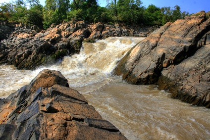 Wasserfälle in der Nähe von Don Det (Laos)