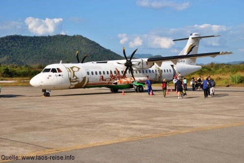 Zurzeit gibt es noch keine interkontinentalen Flüge nach Laos